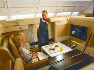 First Class von Ethiad Airlines