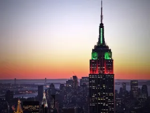 New York Stadtbild bei Nacht